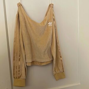 NWT adidas hazy beige sweater size: S